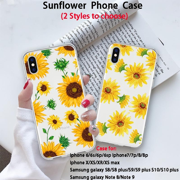coque iphone xr sunflower
