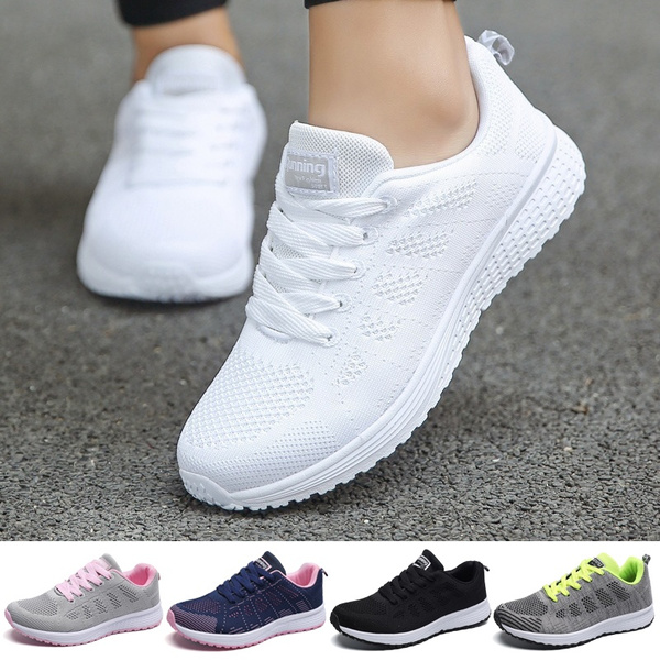 White sports shoes for ladies