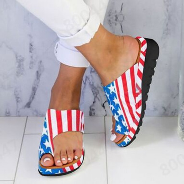 Fashion Beach Slippers Leather Wedges 
