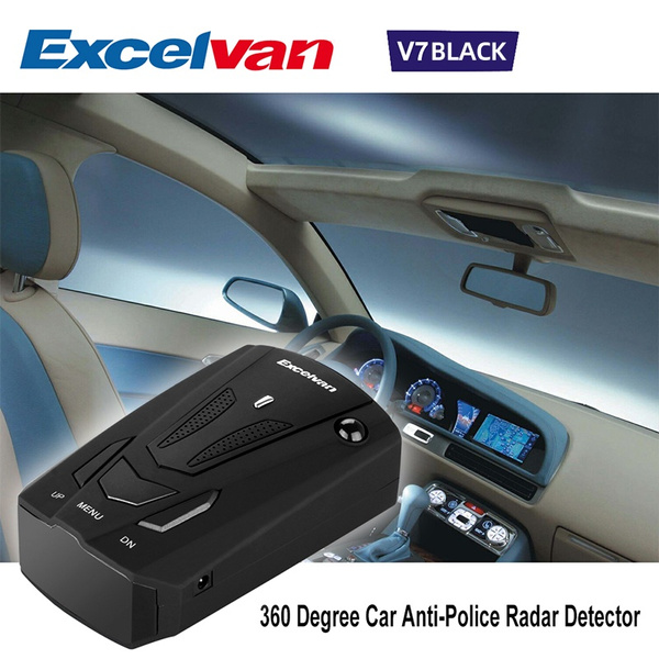360 Degree Car 16 Band V7 GPS Speed Safety Radar Detector Voice Alert Laser LED