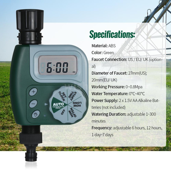 Automatic Water Timer Outdoor Garden Irrigation Controller 1
