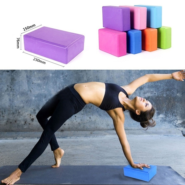 YogaAccessories 3 Foam Exercise Yoga Block 