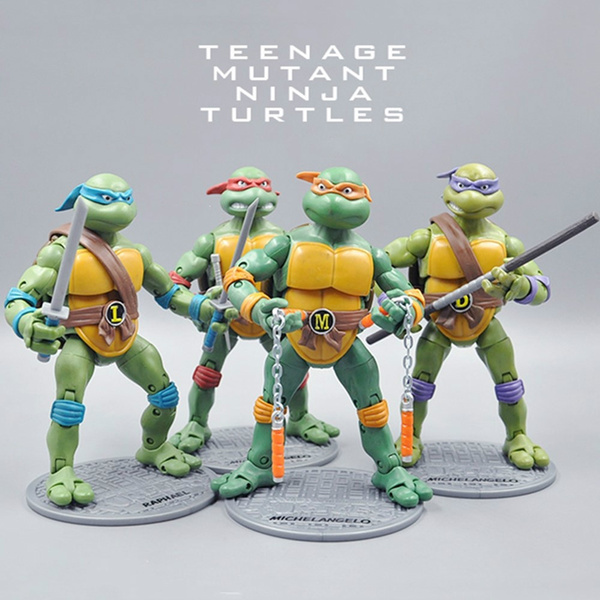 Details about   NECA TMNT Teenage Mutant Ninja Turtles Model Red Headband 5'' Action Figure Toy
