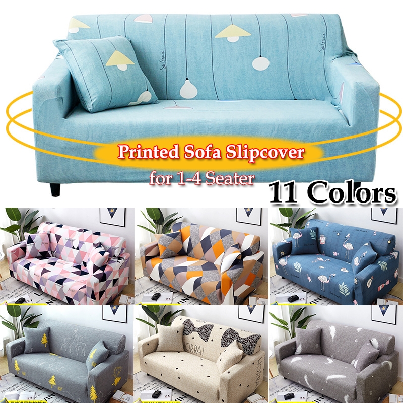 1//2//3//4 Seater Stretch Elastic Fleece Thick Sofa Cover Slipcover Couch Covers