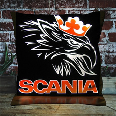 Hot Funny Scania Truck Throw Pillow Case Without Pillow Inner