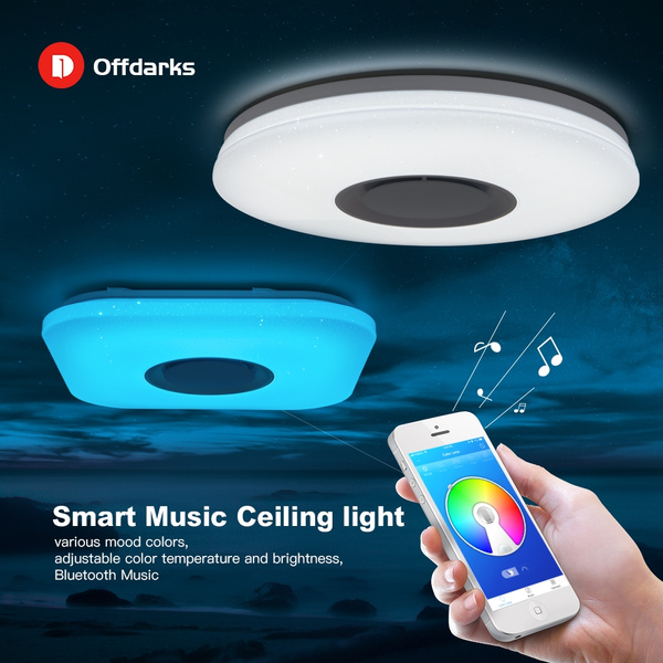 Modern LED Bluetooth RGB Music Smartphone APP Control Ceiling Lighting Lamp