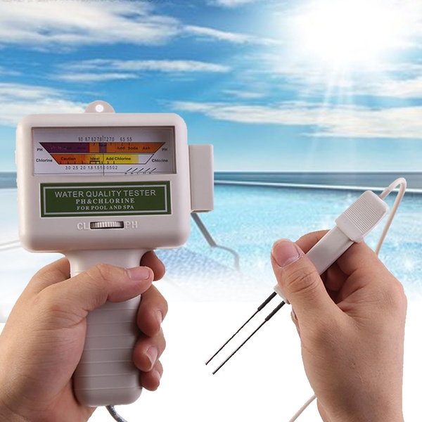 pH CL2 Chlorine Level Meter Water Quality Tester Test Monitor Swimming Pool