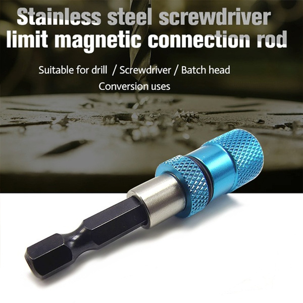 Magnetic Electric Drill Tool Parts Screwdriver Bit Holder 1/4" Hex Shank