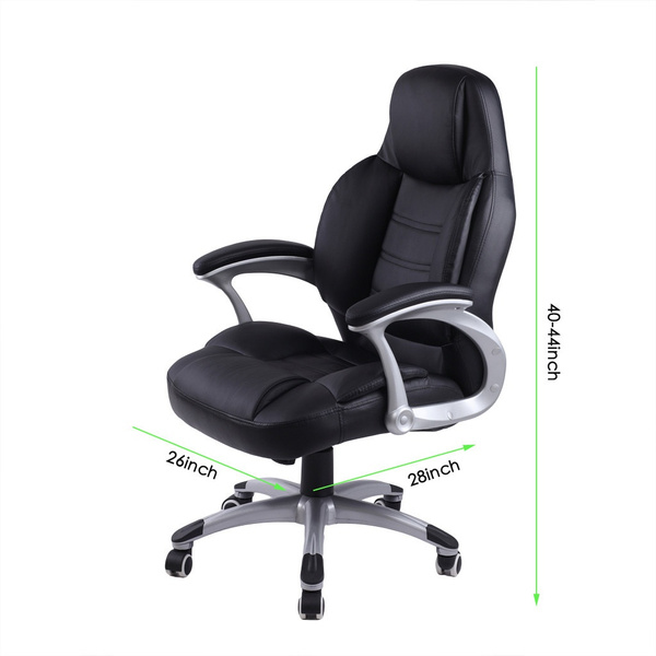 Office Chair Leather Desk Gaming Chair With Function Adjust Seat Height Wish
