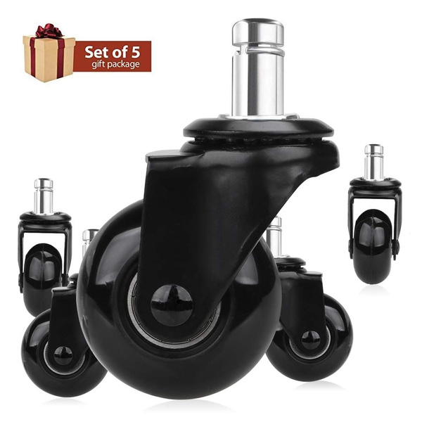 Business Industrial Heavy Duty Desk Office Chair Replacement Caster Wheel Roller 5 Pc Set Verdeaustral Cl