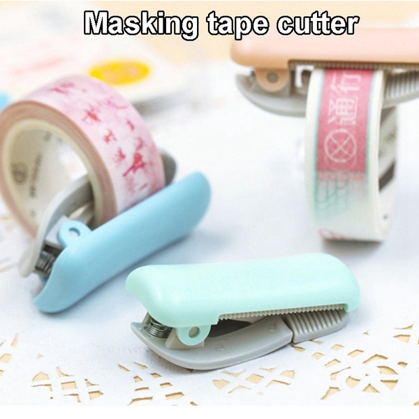 Masking Tape Cutter Washi Tape Organizer Storage Cutter Office Tape Dispenser