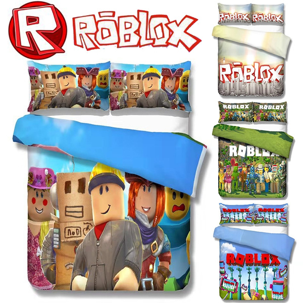 New 5 Style Roblox Cartoon Video Game Theme Comfortable Bedding