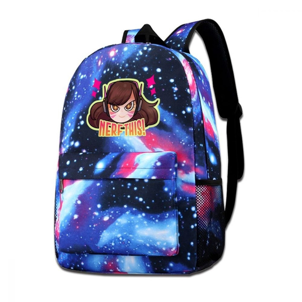 Overwatch D Va Nerf This Outdoor Backpack Travel School Backbag