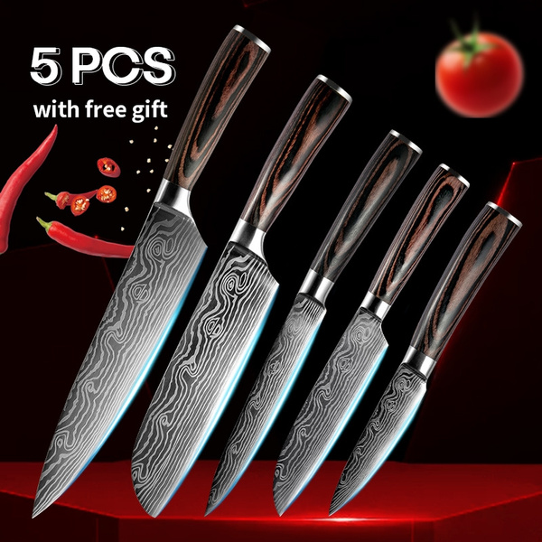 Professional Damascus Kitchen Knife Best Kitchen Knives Butcher