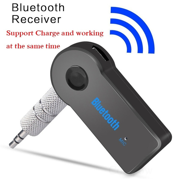 Mini Wireless Bluetooth Car Kit Hands free 3.5mm Jack AUX Audio Receiver Adapter