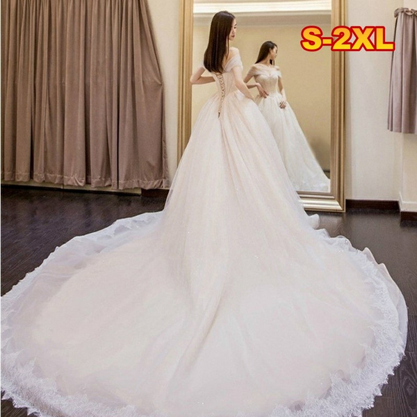 wedding gown tube style