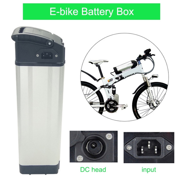 Plastic Battery Box for Electric Bike 36V//48V Large Capacity 18650 Holder Case