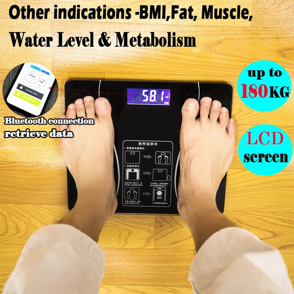 Body Fat Scales Smart Bmi Scale Bluetooth Lcd Digital Smart Scale