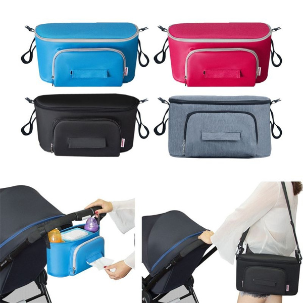 Baby Pushchair Storage Bag Universal Waterproof Stroller Bag Organizer Fits All Buggy Models Buggy Pram Bag Organiser
