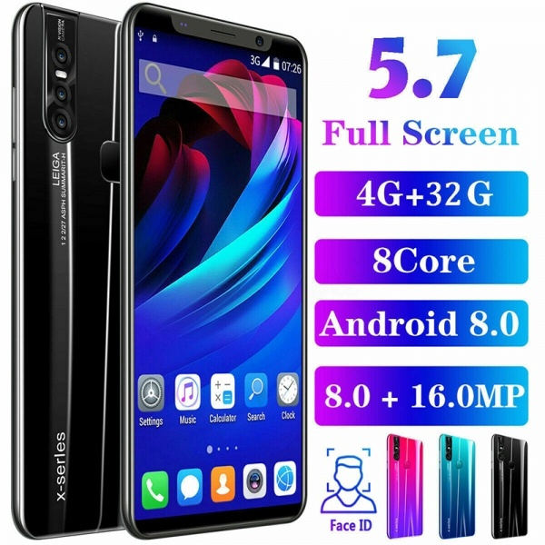X27 Plus 5 8 Full Screen Android 8 0 Smartphone Dual Sim Mobile