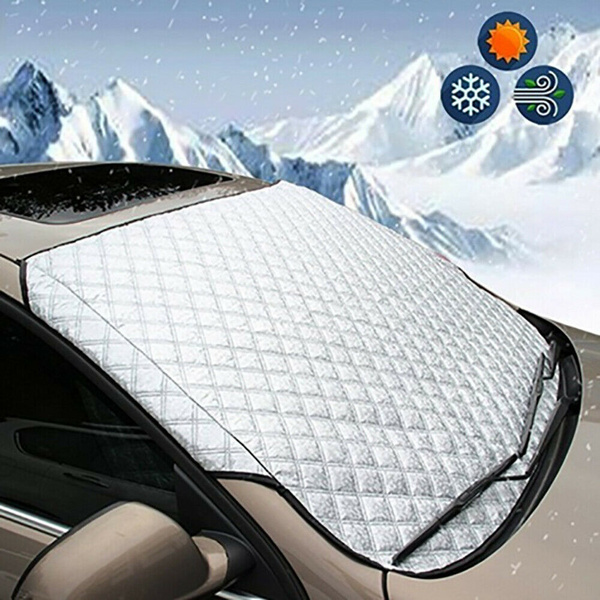 1* Magnetic Car Windshield Snow Cover Winter Ice Frost Guard Sunshade Protection