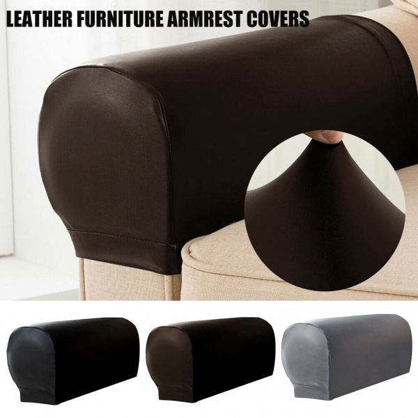 chair arm covers leather