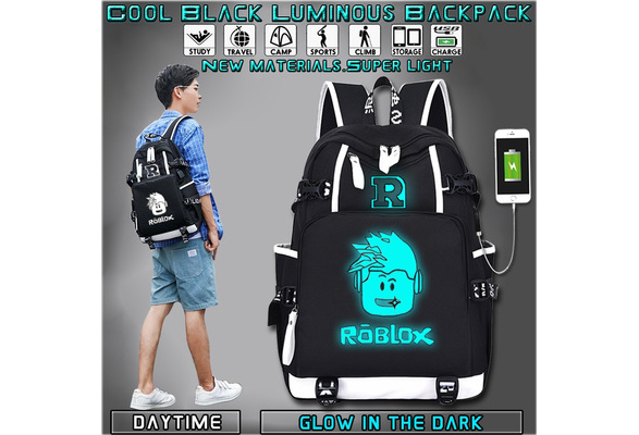 Luminous Laptop Backpack With Usb Charger Super Light Waterproof
