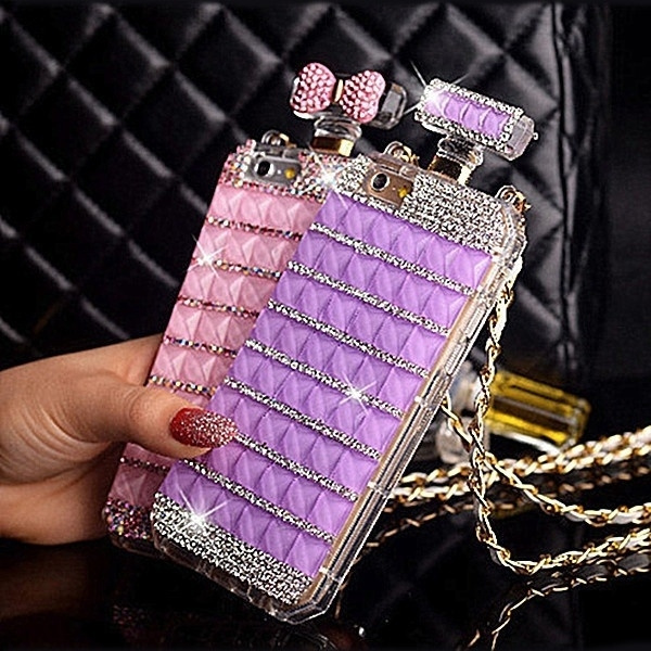 For Iphone 7 7 Plus Hot Luxury Sparkling Crystal Perfume Bottle Neck Strap Handbag Case Cover For Iphone 5 5s Iphone 6 6s Plus 7 7 Plus 8 8 Plus X Xs Xr Xs Max 11 Pro Max Wish