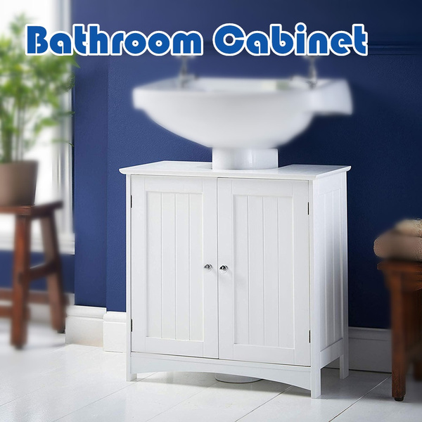 The Pedestal Sink Storage Cabinet With Images Small Bathroom