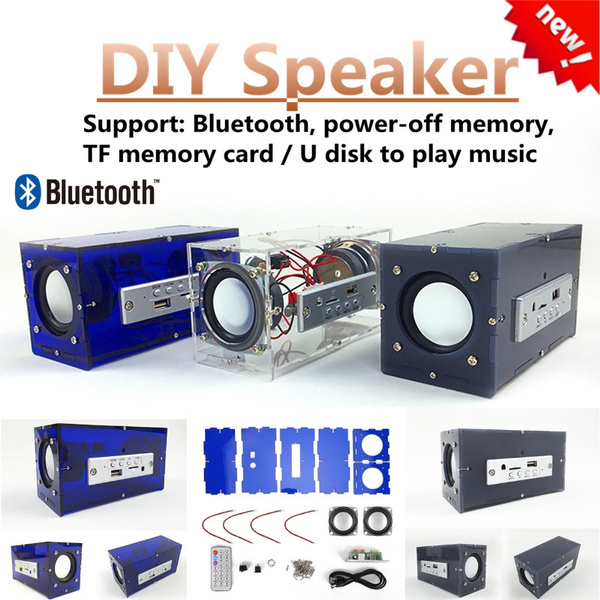 Portable Bluetooth Speaker DIY Kit MP3 Music Pack Stereo Sound Power Amplifier