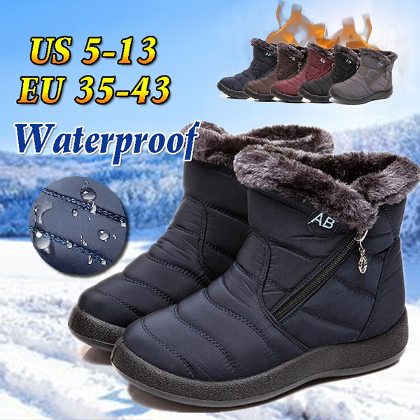 Winter Women Snow Boots Warm Shoes Anti 