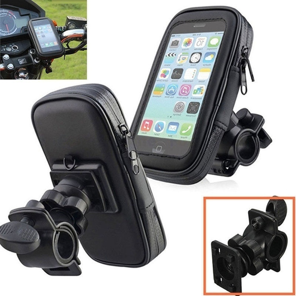 New Motorcycle Bike Bicycle Waterproof Phone GPS Case Bag Handlebar Mount Holder
