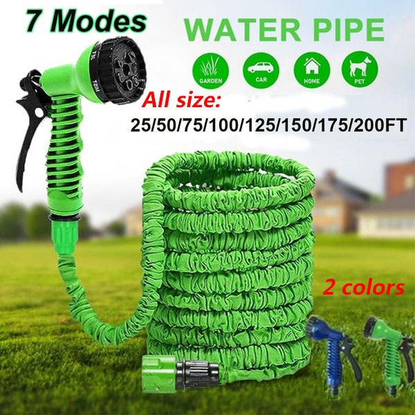 2 Color 25 200ft Expandable Flexible Water Hoses Pipe Watering