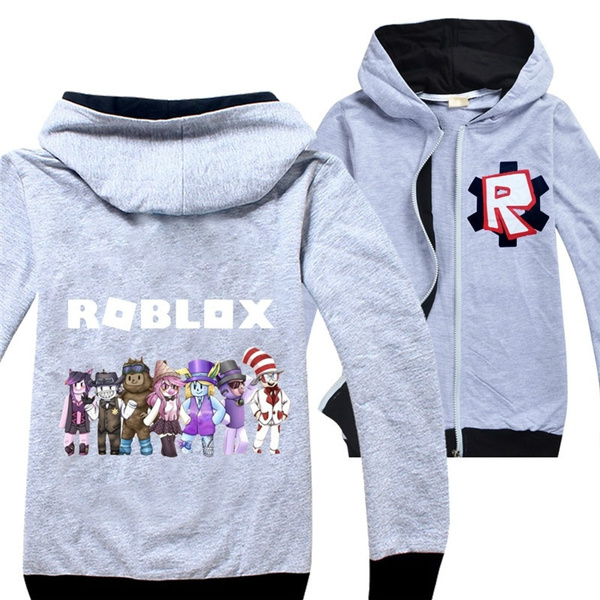 Roblox 3d Zipper Hoodies Boys And Girls Tracksuits Kids Children