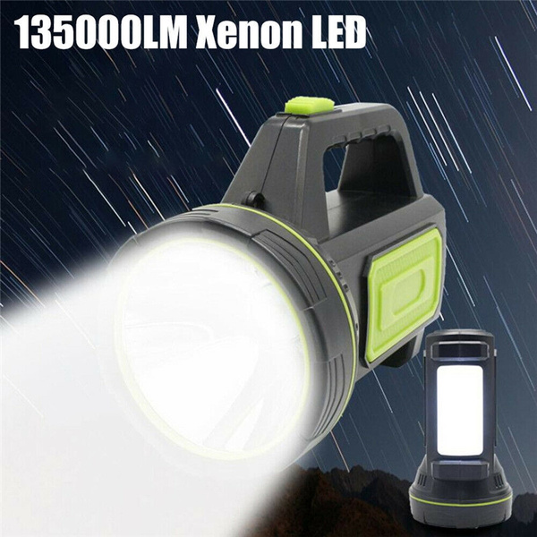 135000LM Xenon LED Rechargeable Work Light Torch Candle Spotlight Hand Lamp 