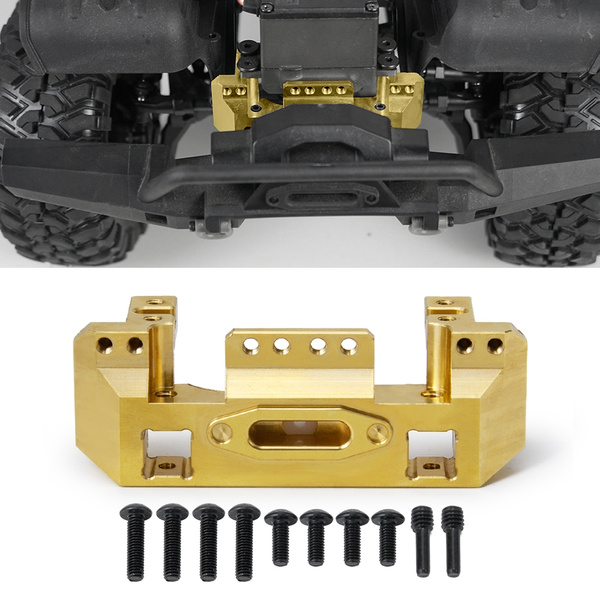 1pc Metal Brass Front Bumper Mount w/ Servo Mount For RC Traxxas TRX-4 Car