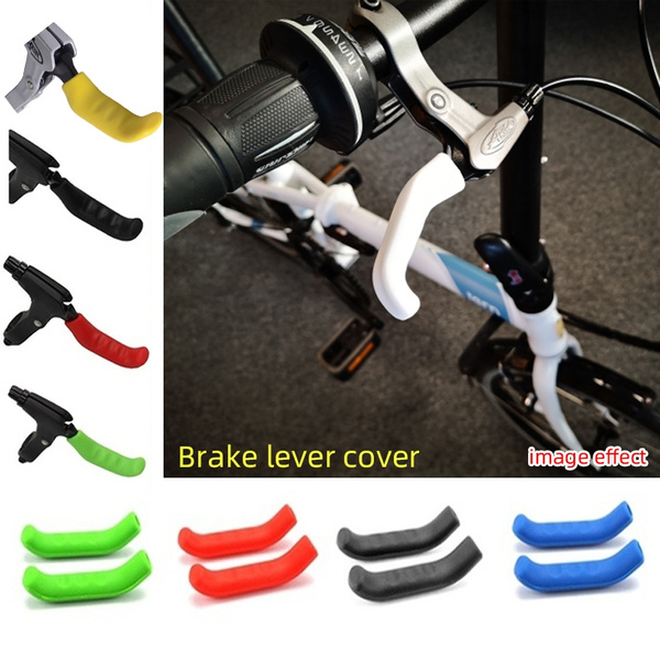 New Silicone Brake Lever Grips Protectors Covers Mountain Bike Bmx Mtb Fixie LK 