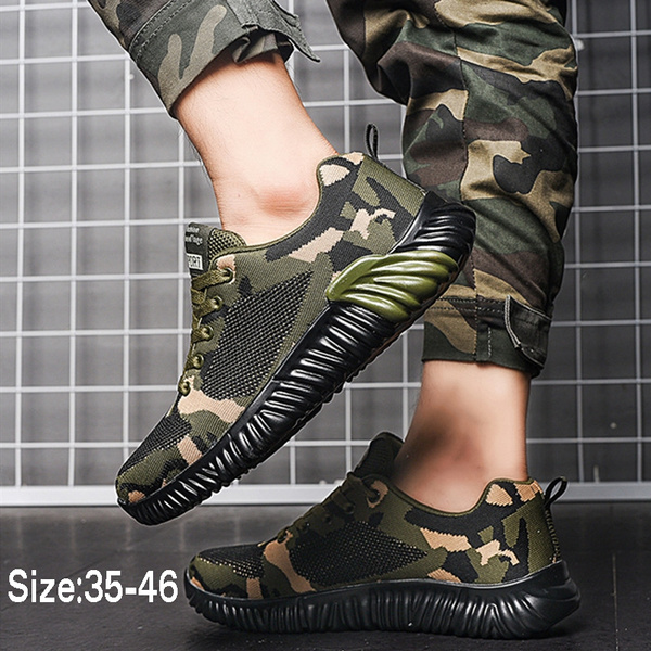 Camouflage Running Shoes Breathable Sneakers Sport