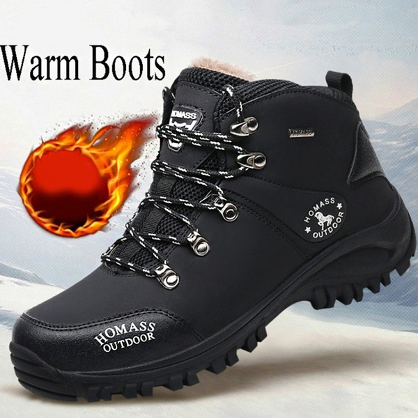 warm winter walking boots