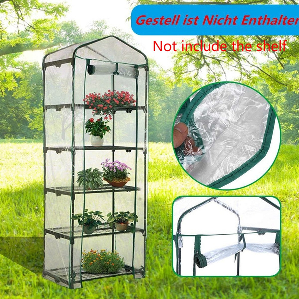 OUTDOOR GARDEN 5 TIER GREENHOUSE REPLACEMENT COVER GROW PLANTS PROTECTION NEW 