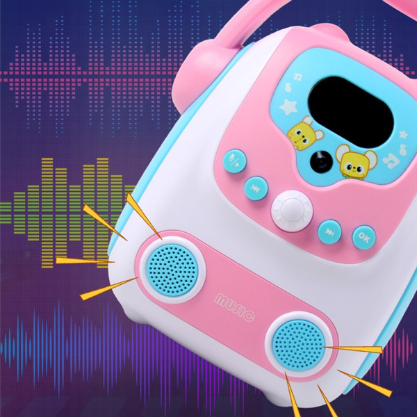 Microphone Karaoke Bluetooth Speaker Toy Portable Karaoke Machine For Kids Pink Mama,Woodworking Power Tools Name