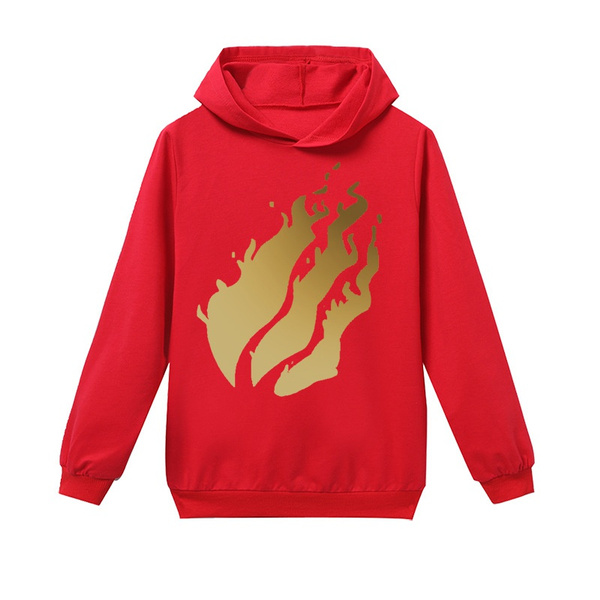 Prestonplayz Hoodie Fire Logo Inspired Sweatshirts Preston Playz Merch For 6 13 Years Old Kids Mama