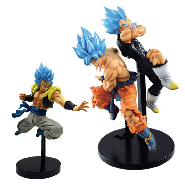 New Dragon Ball Super Blue Hair Ssgss Goku Vegeta Vs Broly