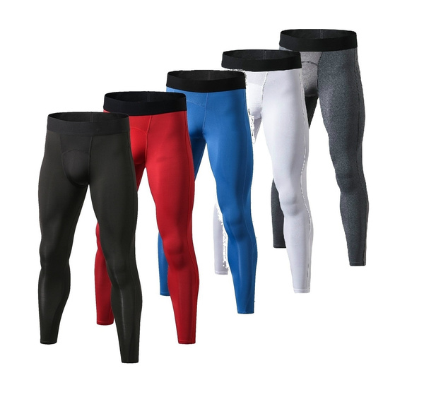 Men's Compression Leggings Thermal Tights Cool Dry Baselayer Tights ...