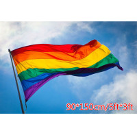 Jeewly Lipstick Lesbian Flag Without Lips Outdoor Flag Home Garden Flag Decorative Flag 3 X 5 Polyester 