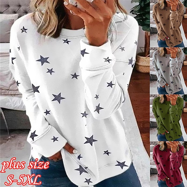 Casual Lace Patchwork Long Sleeve and 3//4 Shirt Sleeve Pullover Tops T-Shirt TOTOD Women Womens 2019 New Blouse