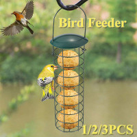 Bird Feeder Cube Cage Outdoor Wild Birds Parrot Feeding Hanging Tree Portable