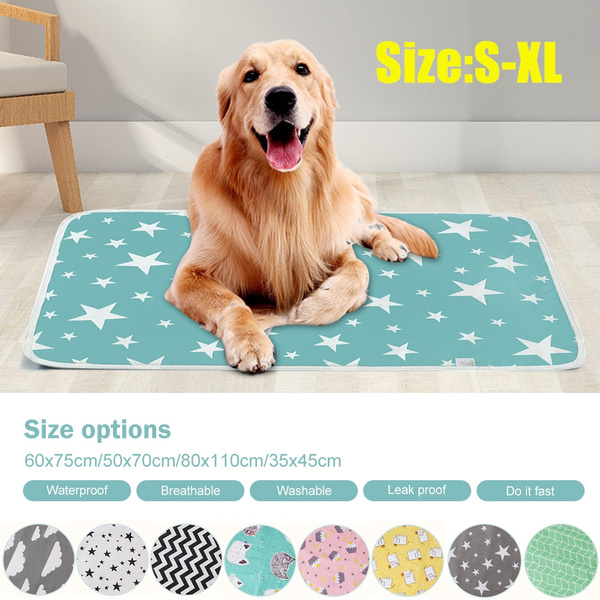 Waterproof Absorbent Reusable Dog Pee Pad Washable Pet Puppy