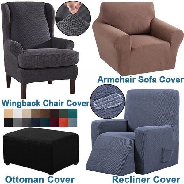 Oversized Recliner Covers Stretch Wing, Wing Back Sofa Covers