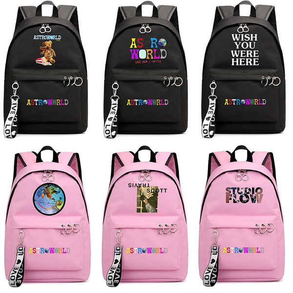 New Travis Scott School Student Backpack For Boy Girl School Bag